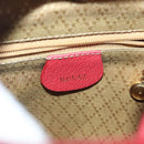 GUCCI Bamboo Backpack Suede Red Gold 003 1705 0030 Auth ep10393-23