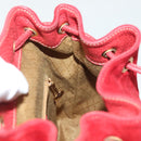 GUCCI Bamboo Backpack Suede Red Gold 003 1705 0030 Auth ep10393-25