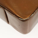 LOUIS VUITTON Monogram Vernis Columbus Tote Bag Bronze M91134 LV Auth ep10401-9