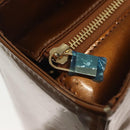 LOUIS VUITTON Monogram Vernis Columbus Tote Bag Bronze M91134 LV Auth ep10401-18