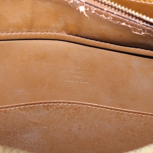 LOUIS VUITTON Monogram Vernis Columbus Tote Bag Bronze M91134 LV Auth ep10401