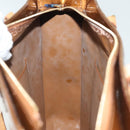 LOUIS VUITTON Monogram Vernis Columbus Tote Bag Bronze M91134 LV Auth ep10401-20