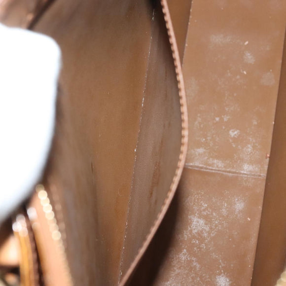 LOUIS VUITTON Monogram Vernis Columbus Tote Bag Bronze M91134 LV Auth ep10401