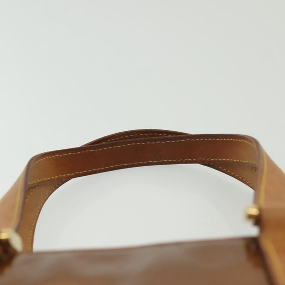 LOUIS VUITTON Monogram Vernis Columbus Tote Bag Bronze M91134 LV Auth ep10401
