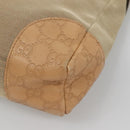 GUCCI Guccissima Shoulder Bag Canvas Beige Silver 257301 Auth ep10403-15