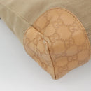 GUCCI Guccissima Shoulder Bag Canvas Beige Silver 257301 Auth ep10403-16