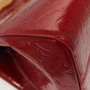LOUIS VUITTON Monogram Vernis Brea PM Hand Bag Red M91623 LV Auth ep10407-16