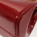 LOUIS VUITTON Monogram Vernis Brea PM Hand Bag Red M91623 LV Auth ep10407-17