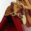 LOUIS VUITTON Monogram Vernis Brea PM Hand Bag Red M91623 LV Auth ep10407-20