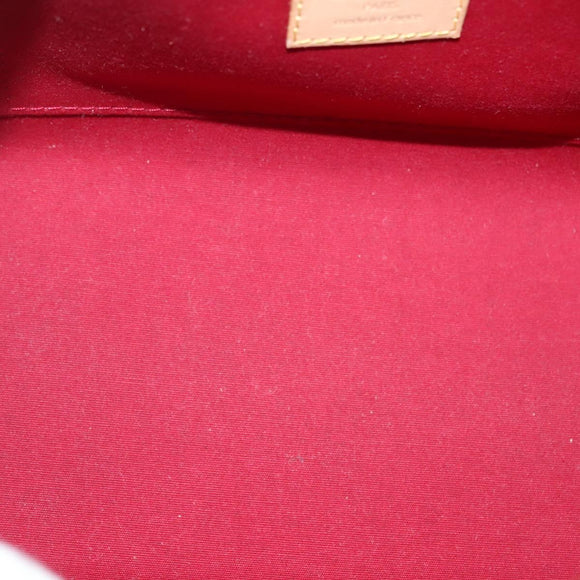 LOUIS VUITTON Monogram Vernis Brea PM Hand Bag Red M91623 LV Auth ep10407