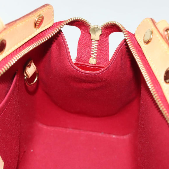 LOUIS VUITTON Monogram Vernis Brea PM Hand Bag Red M91623 LV Auth ep10407