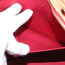 LOUIS VUITTON Monogram Vernis Brea PM Hand Bag Red M91623 LV Auth ep10407-25