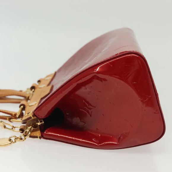 LOUIS VUITTON Monogram Vernis Brea PM Hand Bag Red M91623 LV Auth ep10407