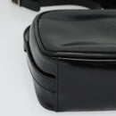 GUCCI Shoulder Bag Patent leather Black Silver Auth ep10410-8