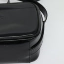 GUCCI Shoulder Bag Patent leather Black Silver Auth ep10410-15