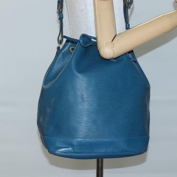 LOUIS VUITTON Epi Noe Shoulder Bag Toledo Blue M44005 LV Auth ep10419