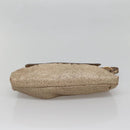 FENDI Shoulder Bag Leather Gold Auth ep10421-5