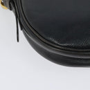 LOEWE Anagram Shoulder Bag Leather Green Gold Auth ep10432-15