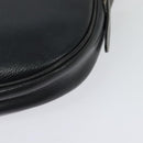 LOEWE Anagram Shoulder Bag Leather Green Gold Auth ep10432-16