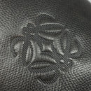 LOEWE Anagram Shoulder Bag Leather Green Gold Auth ep10432-17