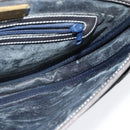 LOEWE Anagram Shoulder Bag Leather Green Gold Auth ep10432-19