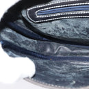 LOEWE Anagram Shoulder Bag Leather Green Gold Auth ep10432-20