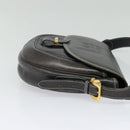 LOEWE Anagram Shoulder Bag Leather Green Gold Auth ep10432-4