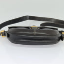 LOEWE Anagram Shoulder Bag Leather Green Gold Auth ep10432-5