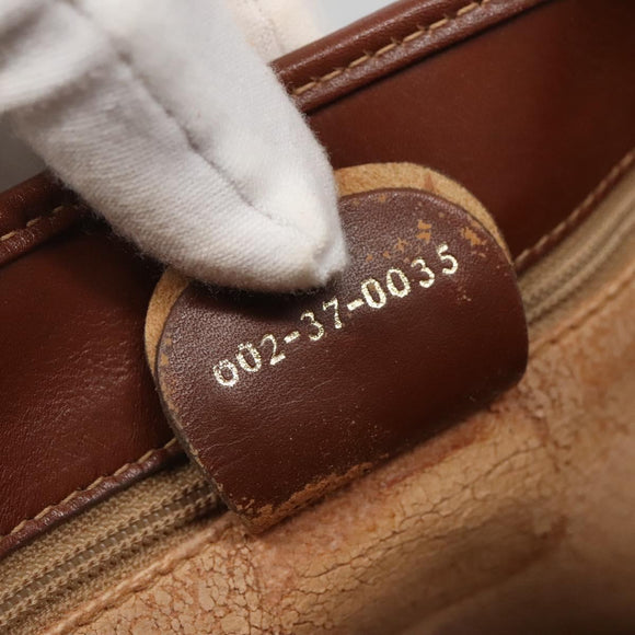 GUCCI Micro GG Supreme Tote Bag PVC Beige Gold 002 37 0035 Auth ep10439