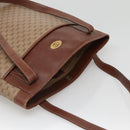 GUCCI Micro GG Supreme Tote Bag PVC Beige Gold 002 37 0035 Auth ep10439-6