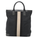 GUCCI GG Canvas Sherry Line Hand Bag Black Silver 002 1093 Auth ep10440-13