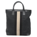 GUCCI GG Canvas Sherry Line Hand Bag Black Silver 002 1093 Auth ep10440-2