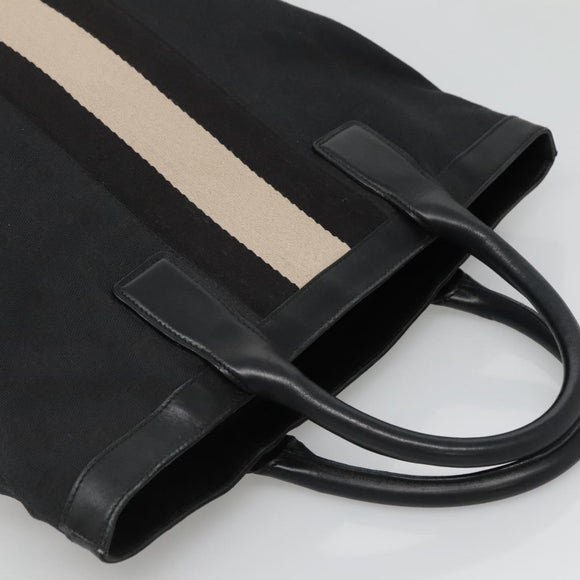 GUCCI GG Canvas Sherry Line Hand Bag Black Silver 002 1093 Auth ep10440