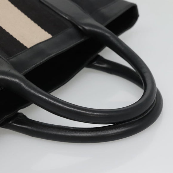 GUCCI GG Canvas Sherry Line Hand Bag Black Silver 002 1093 Auth ep10440