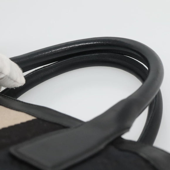 GUCCI GG Canvas Sherry Line Hand Bag Black Silver 002 1093 Auth ep10440