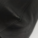 CELINE Hand Bag Leather Beige Gold Auth ep10443-16