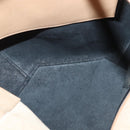 CELINE Hand Bag Leather Beige Gold Auth ep10443-10