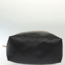 CELINE Hand Bag Leather Beige Gold Auth ep10443-5