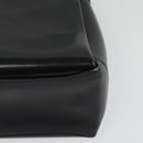 GUCCI Shoulder Bag Leather Black Gold Auth ep10445-11