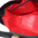 GUCCI Shoulder Bag Leather Black Gold Auth ep10445-17