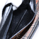 Burberrys Hand Bag Leather Black Gold Auth ep10446-12