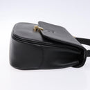 Burberrys Hand Bag Leather Black Gold Auth ep10446-3