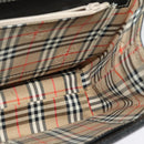 Burberrys Hand Bag Leather 2way Black Gold Auth ep10449-19