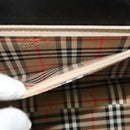 Burberrys Hand Bag Leather 2way Black Gold Auth ep10449-21