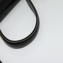 Burberrys Hand Bag Leather 2way Black Gold Auth ep10449-7