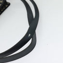 Christian Dior Trotter Canvas Shoulder Bag Navy Gold Auth ep10451-7