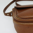 Burberrys Shoulder Bag Leather Brown Gold Auth ep10453-9
