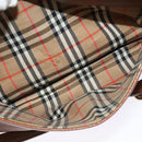 Burberrys Shoulder Bag Leather Brown Gold Auth ep10453-20