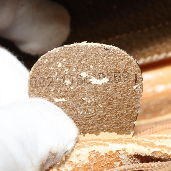 GUCCI Bamboo Hand Bag Leather Brown Gold 002 1186 0259 Auth ep10461