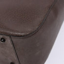 GUCCI Bamboo Hand Bag Leather Dark Brown 002 1118 0462 Auth ep10462-14